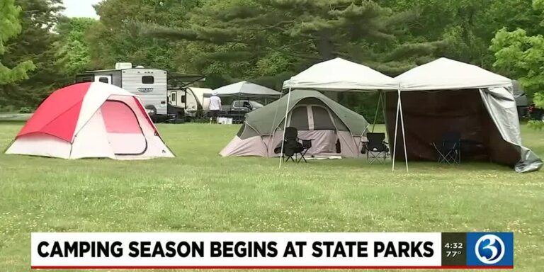 Camping season kicks off at Connecticut’s state parks